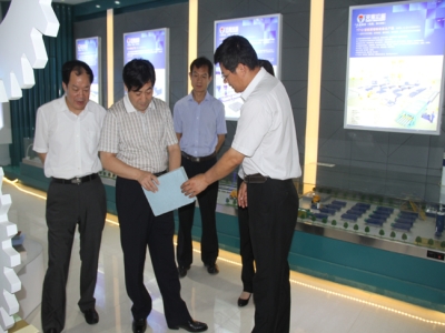 兗州區(qū)副區(qū)長劉曉林一行蒞臨天意機械指導(dǎo)工作！